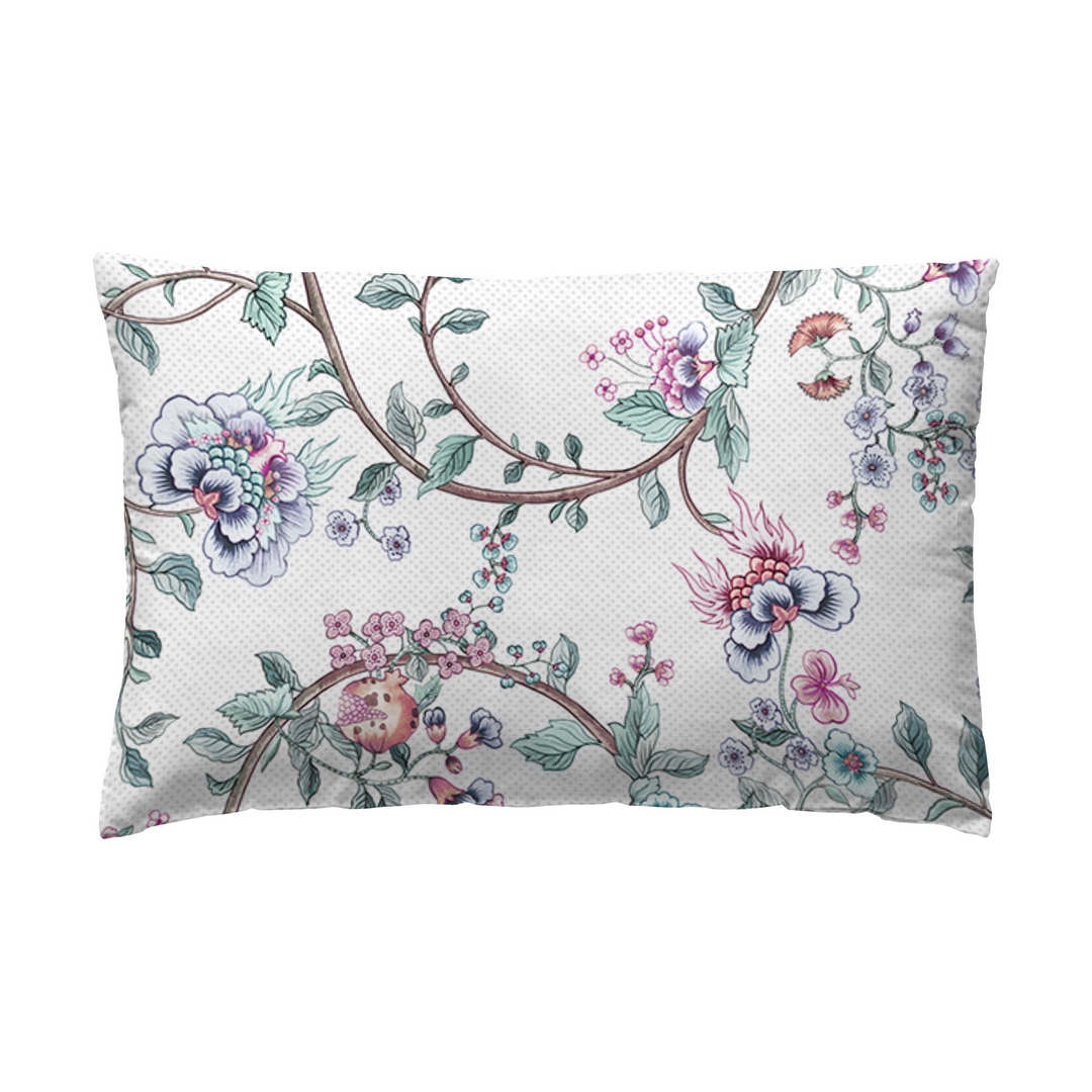 Funda De Almohada Lotus Blanco