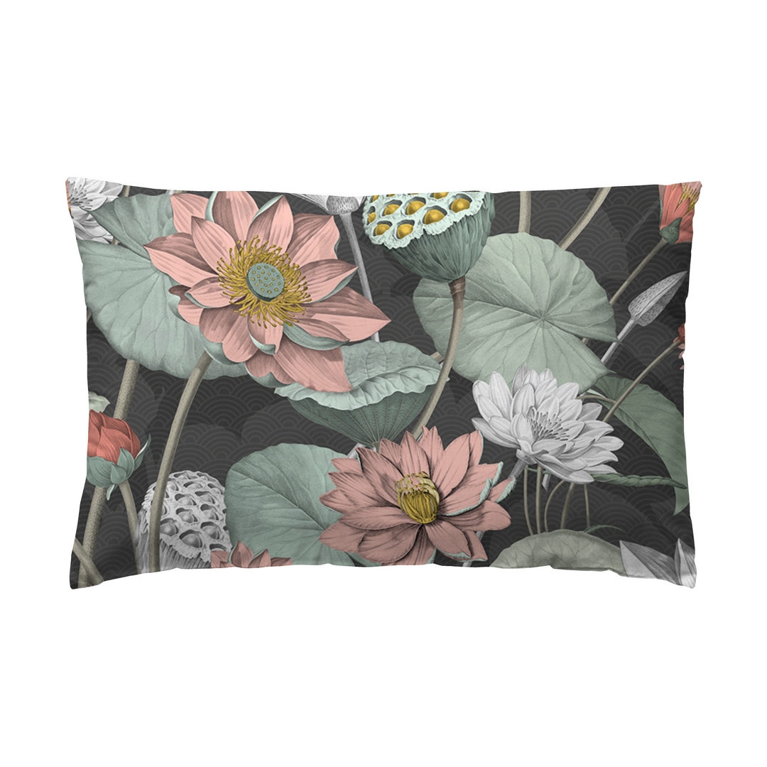Funda De Almohada Ninfa Negro