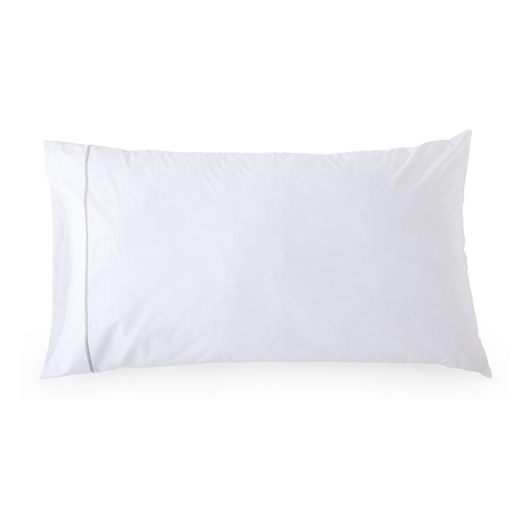 Funda de Almohada Yaki Blanco-Gris 2(50X80)