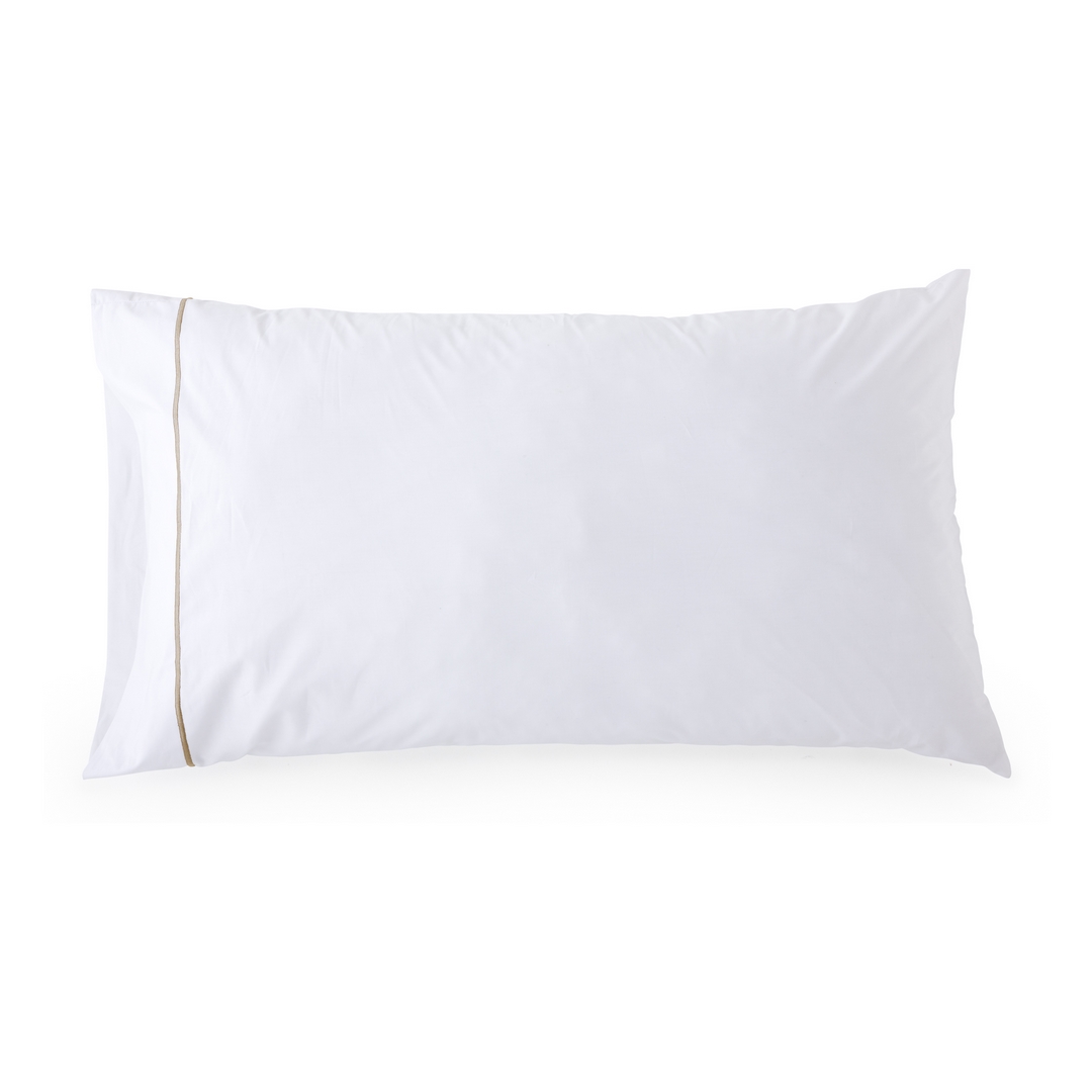 Funda de Almohada Yaki Blanco-Oro 2(50X80)