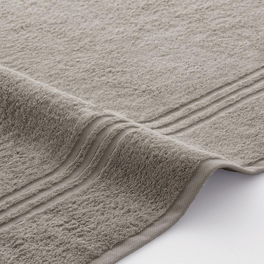 Juego Toallas de Baño Taupe y Coral
