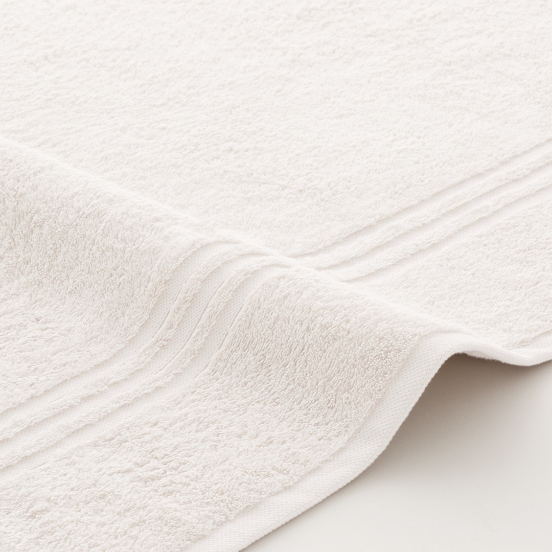 Juego Toallas de Baño Musgo y Blanco