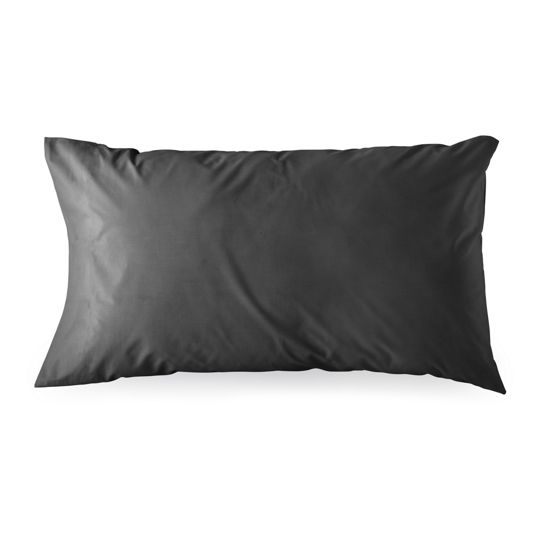 Funda de almohada lisa Sakura Antracita