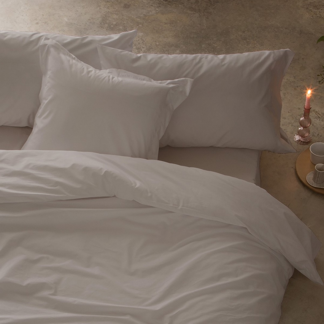 Funda almohada lisa Sakura Taupe